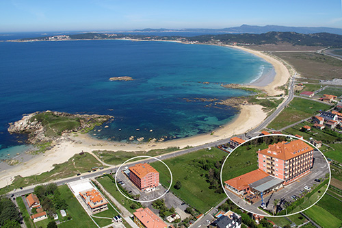 Vista aérea del Hotel Delfin Azul