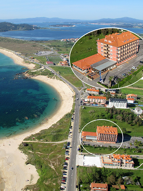 Vista aérea del Hotel Delfin Azul